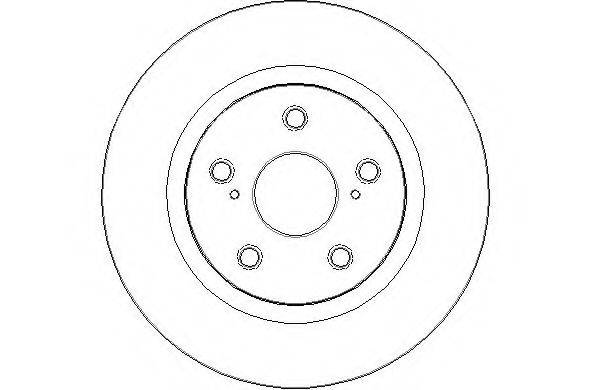 NATIONAL NBD1731 гальмівний диск