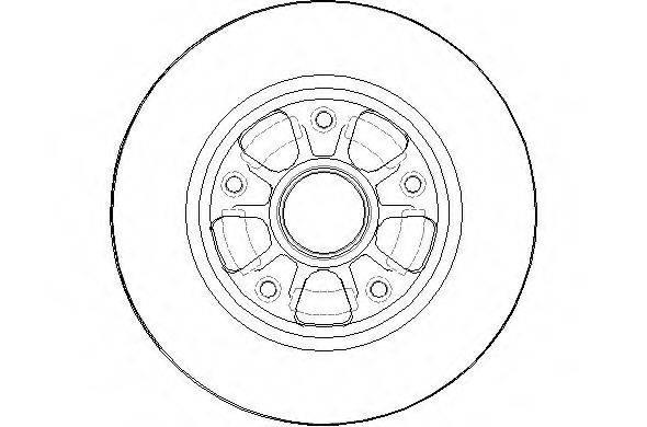 NATIONAL NBD1774 гальмівний диск
