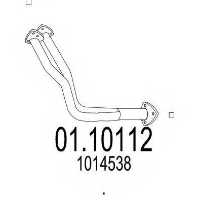 MTS 0110112 Труба вихлопного газу