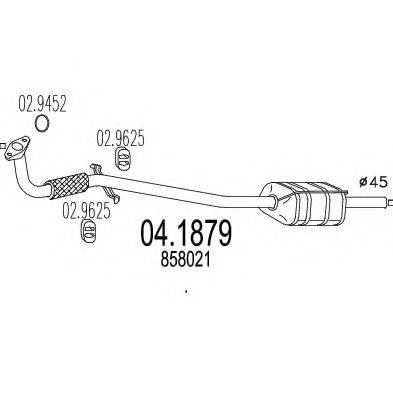 MTS 041879 Каталізатор