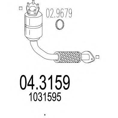MTS 043159 Каталізатор