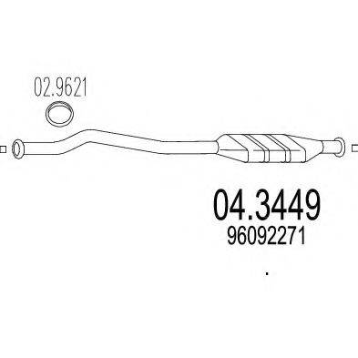 MTS 043449 Каталізатор