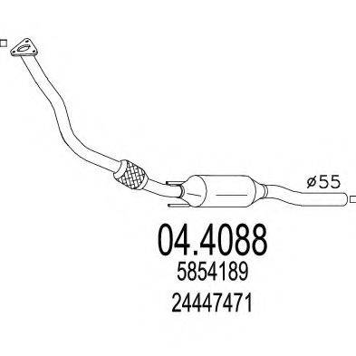 MTS 044088 Каталізатор