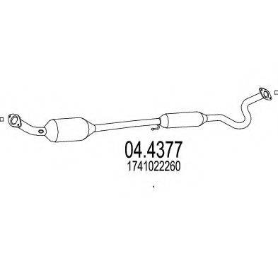 MTS 044377 Каталізатор