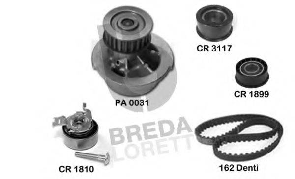 BREDA LORETT KPA0365B Водяний насос + комплект зубчастого ременя