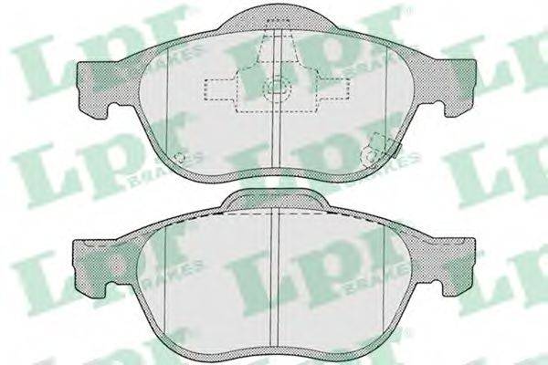 LPR 05P1215 Комплект гальмівних колодок, дискове гальмо