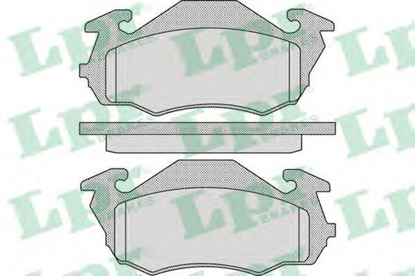 LPR 05P959 Комплект гальмівних колодок, дискове гальмо