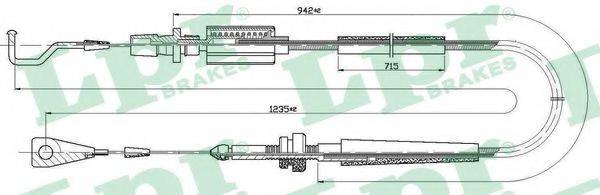 CAUTEX 468024 Тросик газу