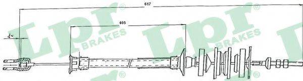 BENDIX 421078B Трос, управління зчепленням