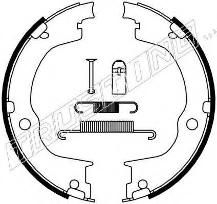 TRUSTING 073175K Комплект гальмівних колодок, стоянкова гальмівна система