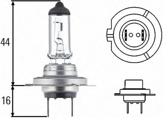FENDT X 825.107.045.000 Лампа розжарювання, фара далекого світла; Лампа розжарювання, основна фара; Лампа розжарювання, протитуманна фара; Лампа розжарювання; Лампа розжарювання, основна фара; Лампа розжарювання, протитуманна фара; Лампа розжарювання, фара з авт. системою стабілізації; Лампа розжарювання, фара денного освітлення