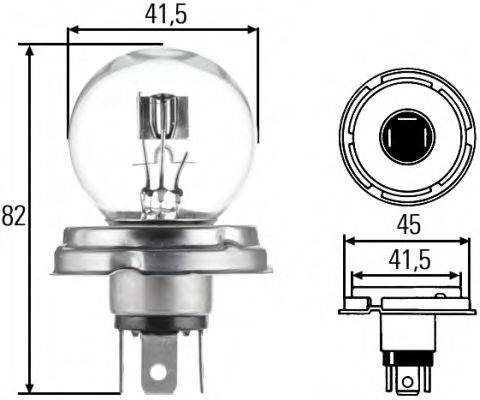 O & K 000000064616 NFA-271 Лампа розжарювання, фара далекого світла; Лампа розжарювання, основна фара; Лампа розжарювання; Лампа розжарювання, основна фара
