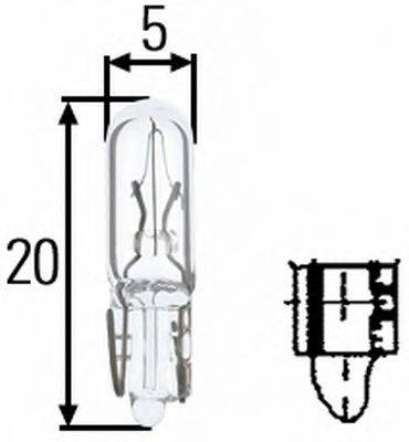 TRIFA 1703 Лампа розжарювання; додатковий ліхтар сигналу гальмування; Лампа розжарювання, додатковий ліхтар сигналу гальмування