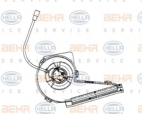 PORSCHE 911.624.013.01 Вентилятор салону