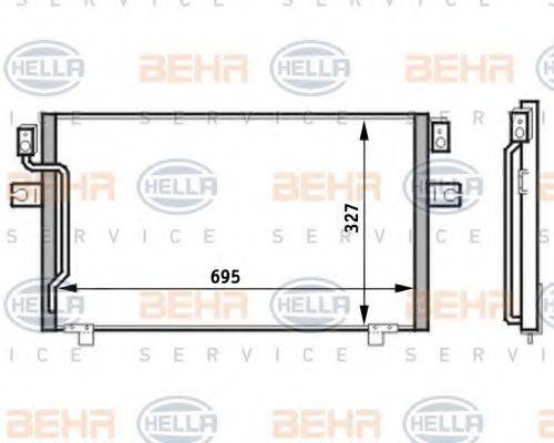 NISSAN 92110-31U10 Конденсатор, кондиціонер