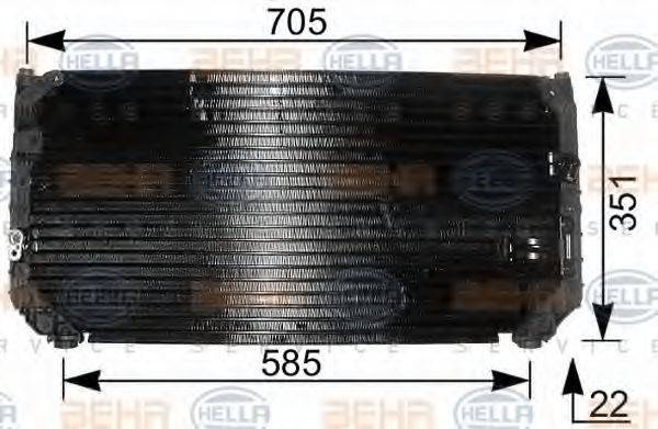 NISSENS 94304 Конденсатор, кондиціонер