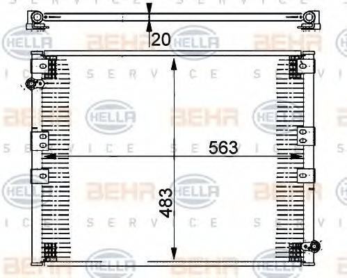 VALEO 818182 Конденсатор, кондиціонер