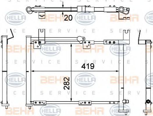 SUZUKI 95310-71C51 Конденсатор, кондиціонер