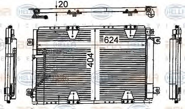 SUZUKI 95310-65D21 Конденсатор, кондиціонер