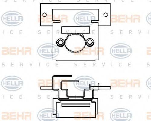 DEUTZ-FAHR 434 8007 Опір, вентилятор салону