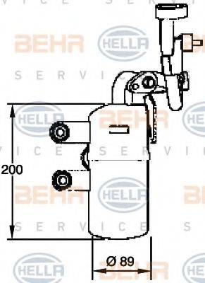 VOLVO 3 073 866 6 Осушувач, кондиціонер