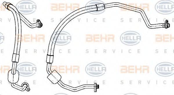 FORD 6G9119N602DB Трубопровід низького тиску, кондиціонер