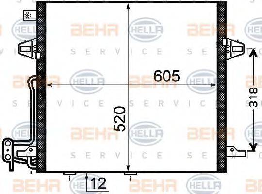 FORD UC9M61480 Конденсатор, кондиціонер