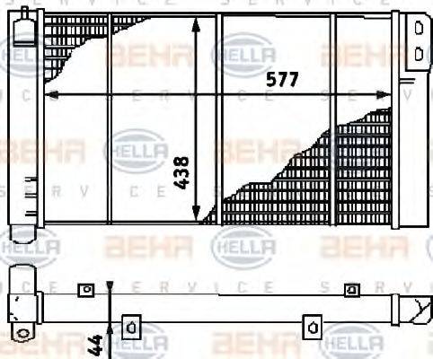 NISSENS 65230 Радіатор, охолодження двигуна