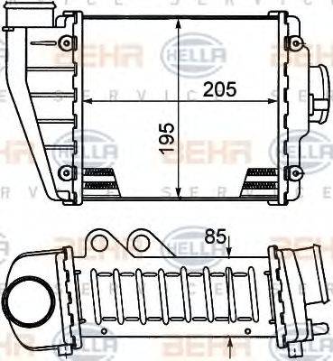 VW 357145805B Інтеркулер