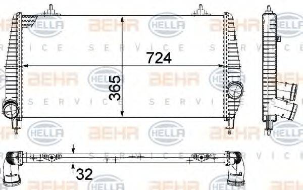 LANCIA 1401065180 Інтеркулер