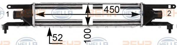 HELLA 8ML376900411 Інтеркулер