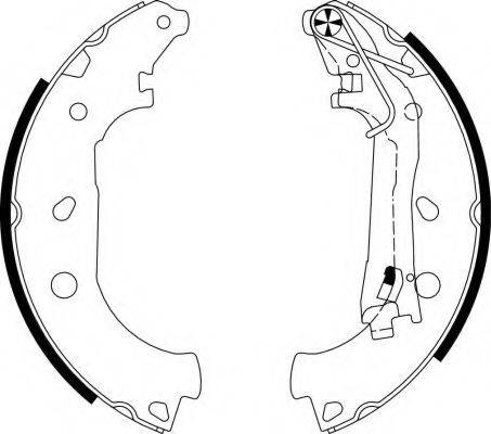 BOSCH 0986487729 Комплект гальмівних колодок