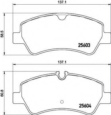 FORD 1763916 Комплект гальмівних колодок, дискове гальмо