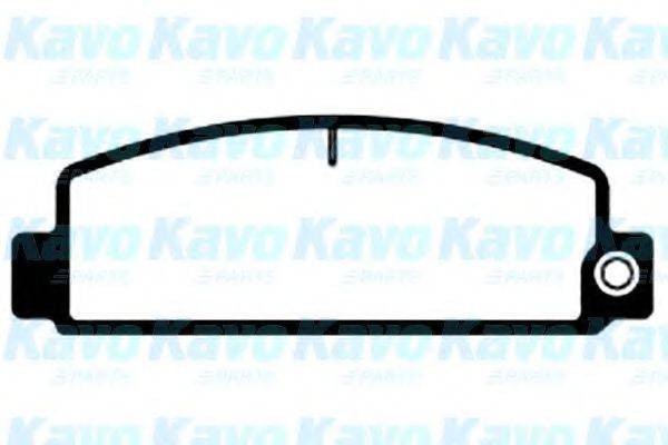 KAVO PARTS BP4504 Комплект гальмівних колодок, дискове гальмо