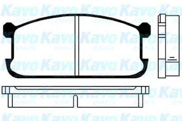 MITSUBISHI MB238837 Комплект гальмівних колодок, дискове гальмо