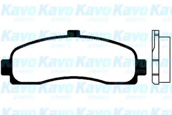 KAVO PARTS BP6525 Комплект гальмівних колодок, дискове гальмо