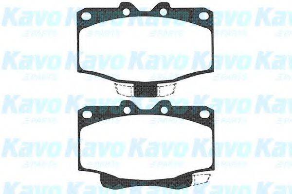 KAVO PARTS BP9038 Комплект гальмівних колодок, дискове гальмо