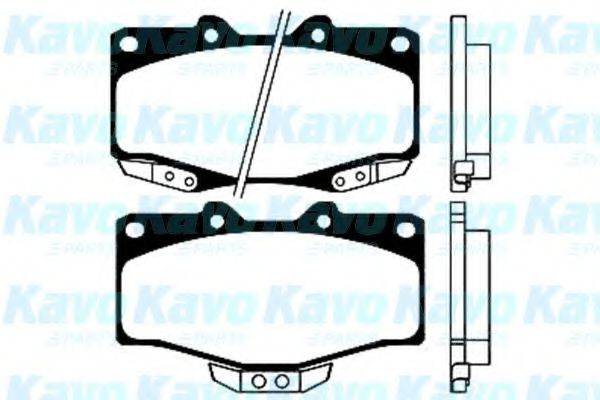 KAVO PARTS BP9045 Комплект гальмівних колодок, дискове гальмо