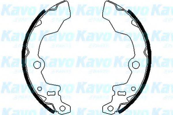 KAVO PARTS BS8401 Комплект гальмівних колодок