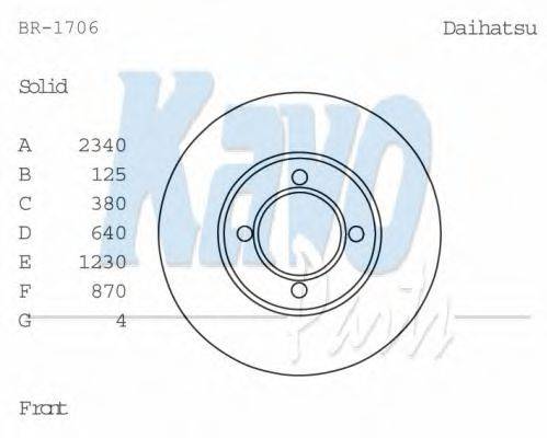 KAVO PARTS BR-1706