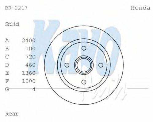 KAVO PARTS BR-2217