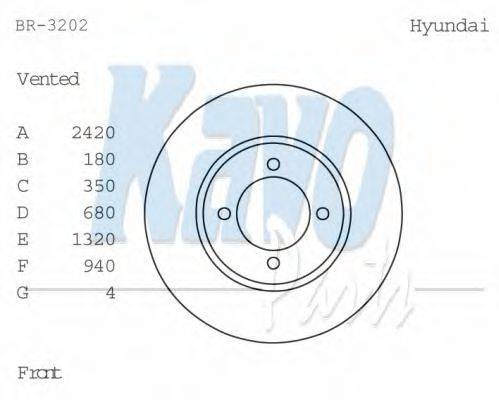 KAVO PARTS BR-3202