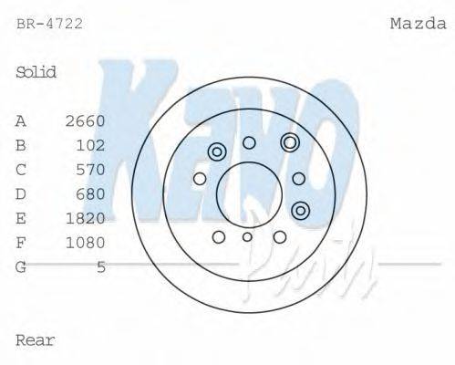 KAVO PARTS BR-4722