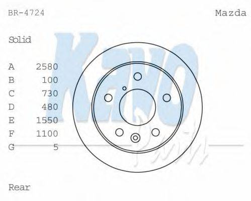 KAVO PARTS BR-4724