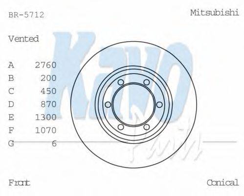 KAVO PARTS BR-5712