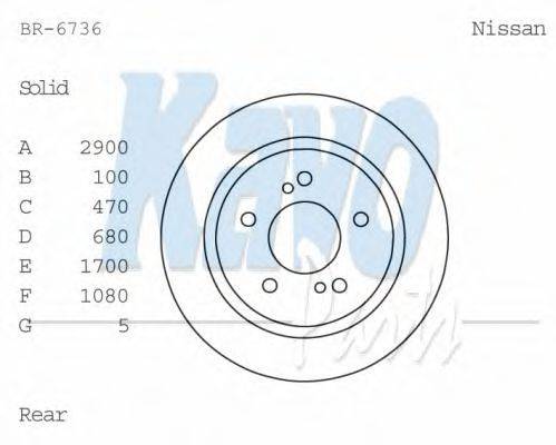 NIPPARTS J3311017 гальмівний диск
