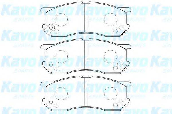 TOYOTA 0449197505 Комплект гальмівних колодок, дискове гальмо