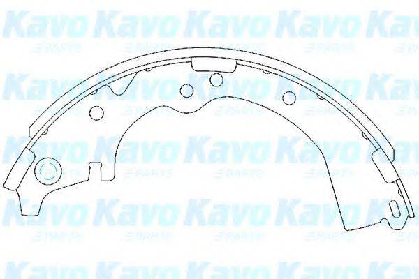 KAVO PARTS KBS9908 Комплект гальмівних колодок