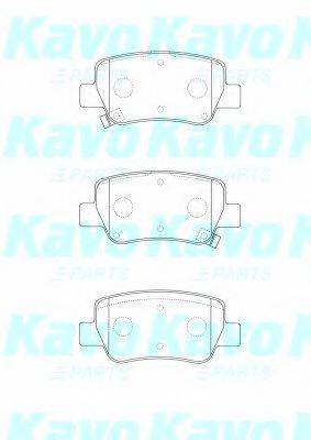 KAVO PARTS BP9132 Комплект гальмівних колодок, дискове гальмо