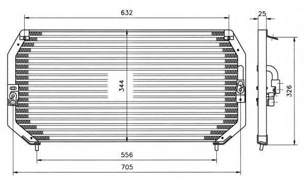 TOYOTA 8846020360 Конденсатор, кондиціонер